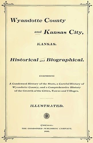 1890 Genealogy Wyandotte County & Kansas City Kansas KS  