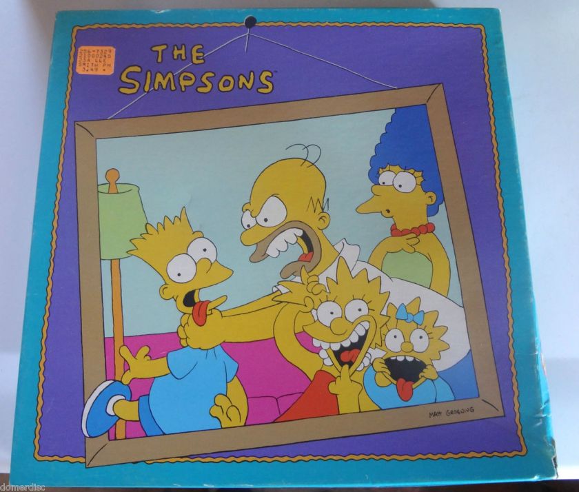   Simpsons NRFB Puzzle 250 pce Homer Bart Marge Box Unopened Sealed Flaw