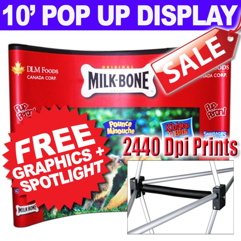 Trade Show Exhibits Booth Pop Up Banner Display GRAPHIC  