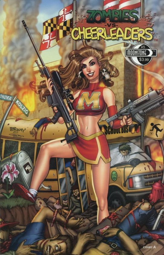 Zombies vs. Cheerleaders #5 Cover A Comic Book   Moonstone  