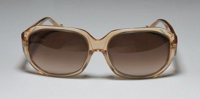 NEW CYNTHIA ROWLEY 0219 BEIGE/BROWN PLASTIC FRAME SUNGLASS/SHADES 