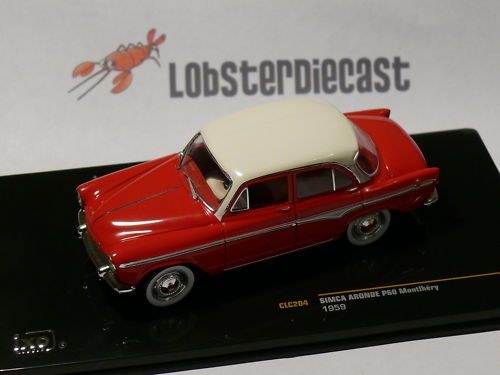 1959 SIMCA ARONDE P60 MONTLHERY 1/43 scale model IXO  