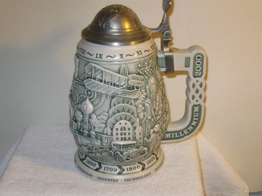 Avon 1999 Millennium Collectors Stein 1000 Years of History  