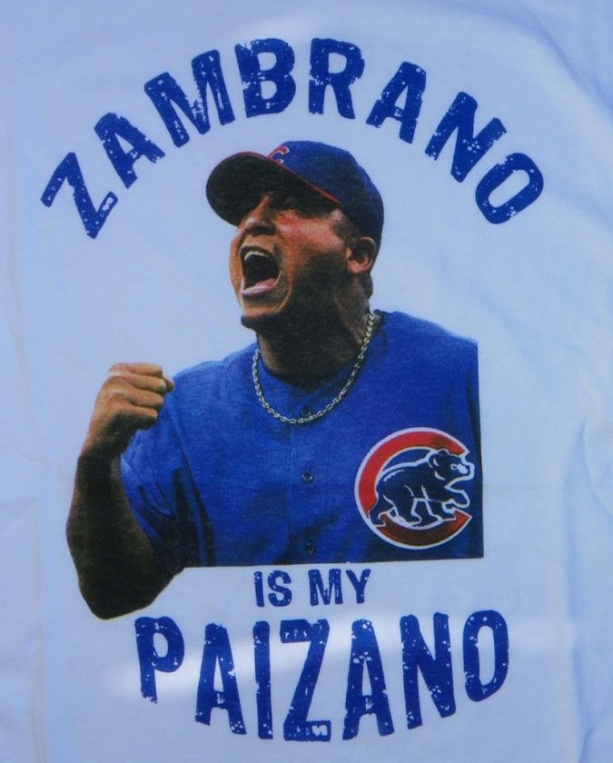 New Chicago Cubs #38 Carlos Zambrano Funny T shirt  