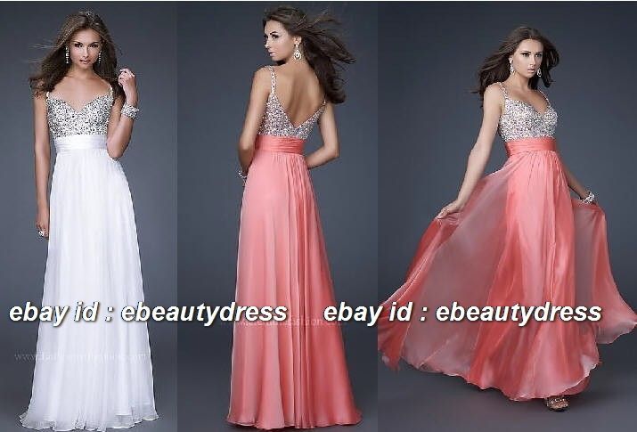 Bridal Bridesmaid Wedding Gown Prom Ball Evening Dress B110920  