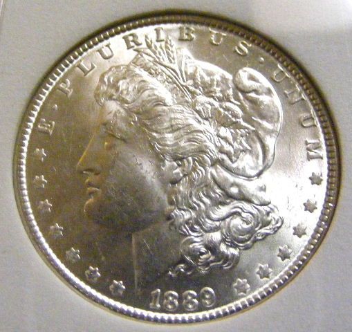 1889 P MORGAN SILVER DOLLAR BU GEM UNCIRCULATED 6705218  