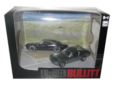 1968 FORD MUSTANG 390 1968 CHARGER BULLITT 1/64 DAMAGED  