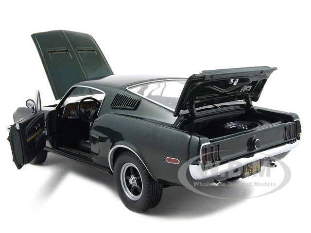 1968 FORD MUSTANG GT GREEN 124 STEVE MCQUEEN BULLITT  