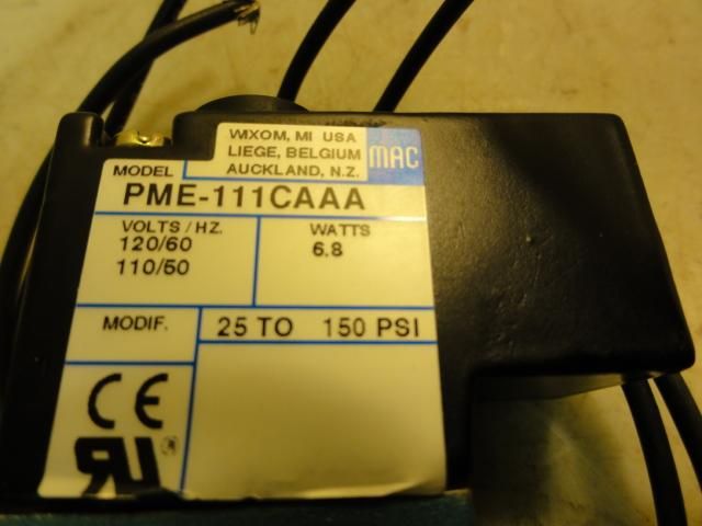 19701 NEW Mac PME 111CA Solenoid Valve 6.8W  