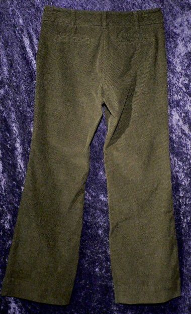 VICTORIAS SECRET MARISA FIT STRETCH CORDUROY CORDS BOOTCUT PANTS 6 R 