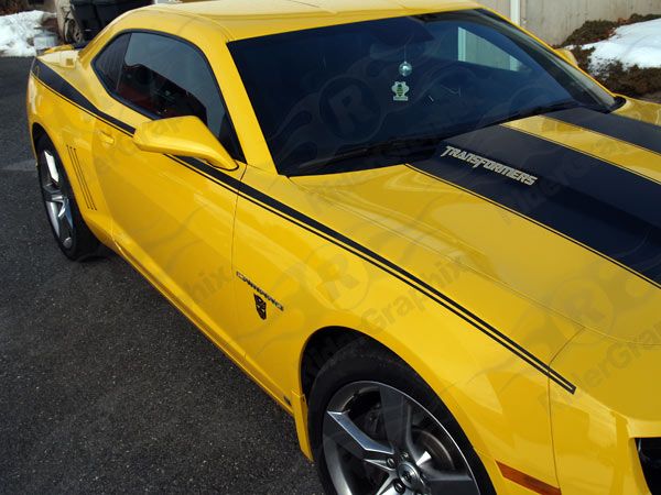 2010 & Up Chevrolet Camaro Full Upper Side Stripes  