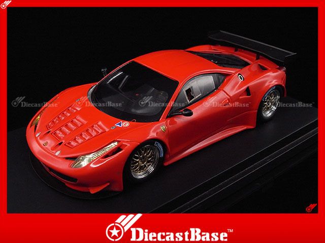 TSM11FJ017 TSM Ferrari 458 Italia GT2 2011 Presentation Model Red 