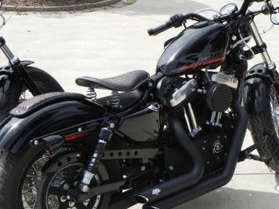 2010 2012 Black Sportster Harley Nightster Iron 48 Seat pad Kit Made 