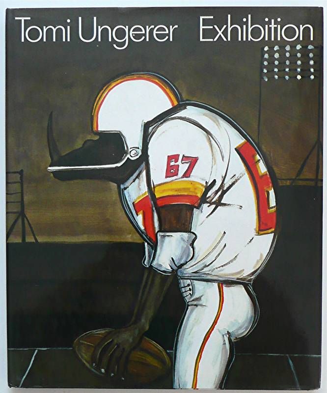 TOMI UNGERER EXHIBITION. HARDCOVER 1st ED. SIGNED  