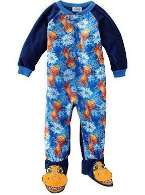   Train PBS Snowflake Footed Pajamas Sleeper pjs Size 2T 3T 4T 5T  