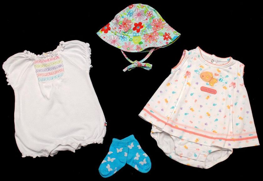 BABY GIRL CLOTHES LOT RALPH LAUREN OLD NAVY 3 MONTHS 3 6 MONTHS  