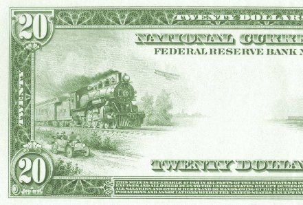 Replica 1918 $20 Federal Reserve Bank Note