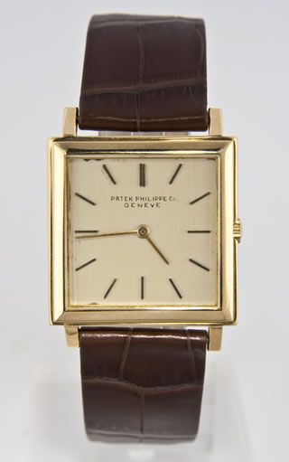 Patek Philippe 3490 18k Yellow Gold Watch Circa 1965  