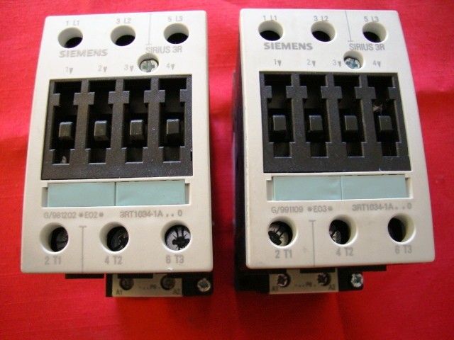 TAG# 7894 2 SIEMENS SIRUS 3R CONTACTORS   USED **** THERE WILL BE AN 
