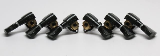 New HIPSHOT CLASSIC Guitar Tuning Machines, 3x3 BLACK  