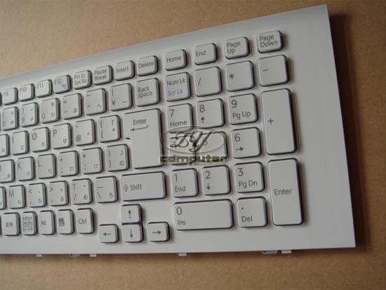 New Sony VPC EB VPE EE Japanese Keyboard V116646A withe  