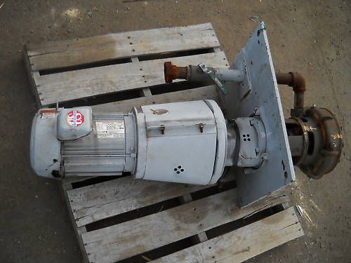 CARVER PUMP 76983 1.5x1.25x9 W / UNIMOUNT 3HP MOTOR  