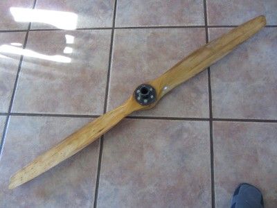   Airplane Propeller  Antique Old Plane Aviation Wood Wooden RARE 6786