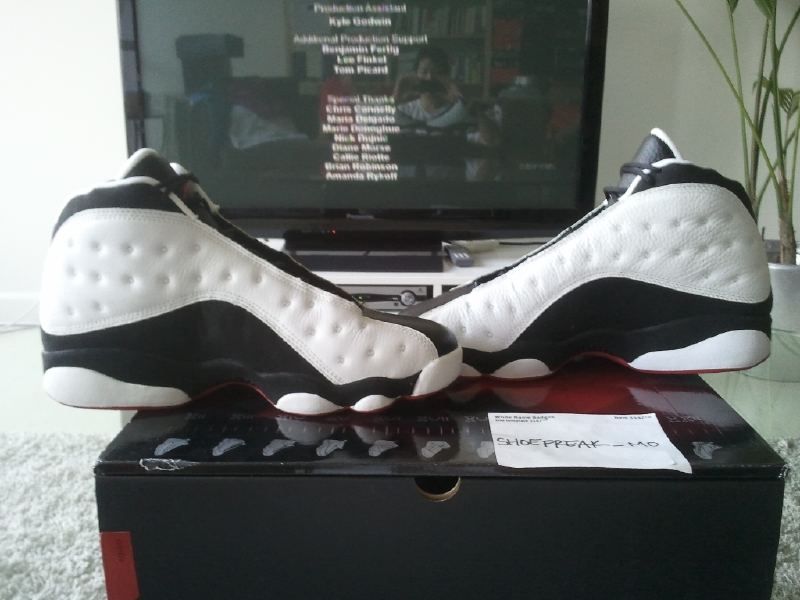 DS NIKE AIR JORDAN XIII 13 CDP WHITE/BLACK 8 RARE xi iv vii vi v dmp 