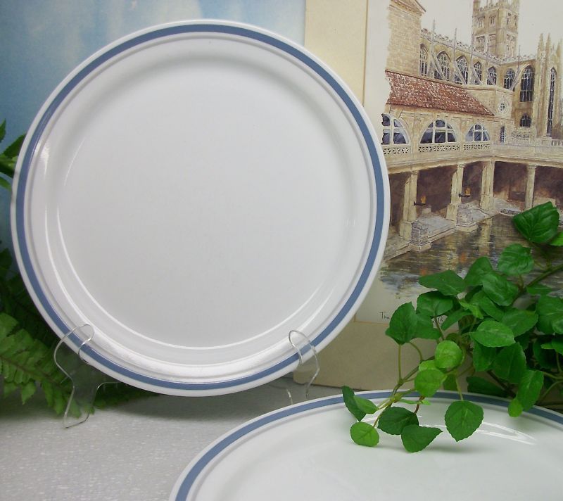 Corelle SLATE BLUE Dinner Plates Excellent  