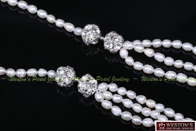 CULTURED BAROQUE FRESHWATER PEARL NECKLACE BRACELET SET  