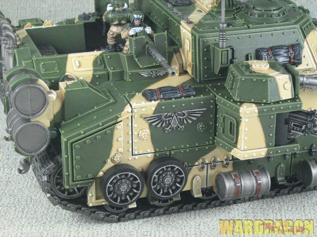 25mm Warhammer 40K WDS painted Imperial Guard Tank a84  