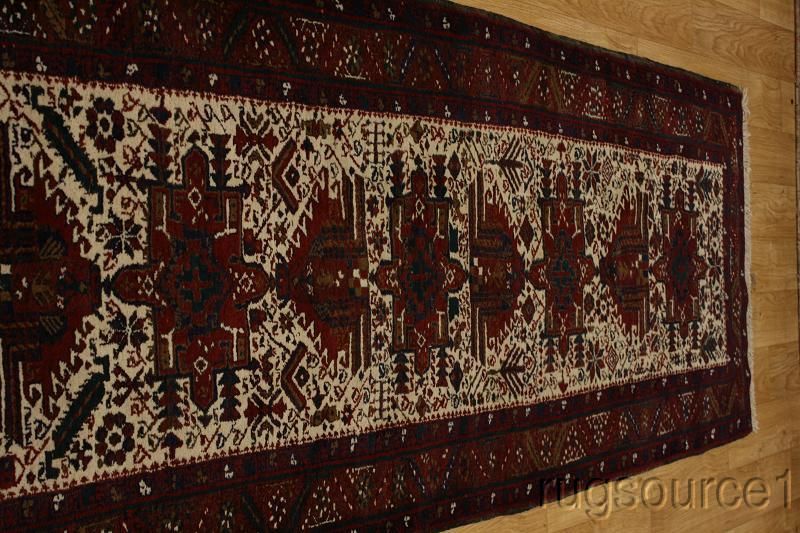 OVERSIZED TRIBAL RUNNER 3X15 GHARAJEH PERSIAN ORIENTAL AREA RUG WOOL 