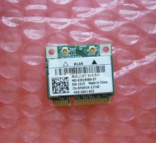 DELL DW 1510 AGN Half bcm94322 bcm4322 dual band N card  