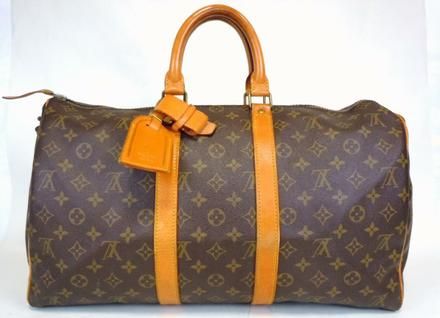 AUTHENTIC LOUIS VUITTON MONOGRAM OLD MODEL KEEPALL 45 DUFFLE GYM 