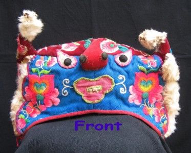 Antique Chinese Hmong Embroidery Baby Childs Hat 164  