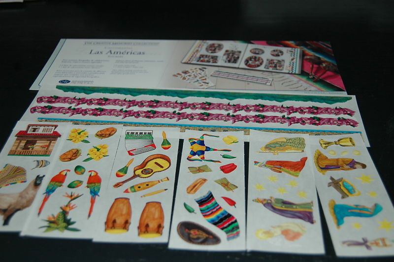 CREATIVE MEMORIES LAS AMERICAS STICKERS  