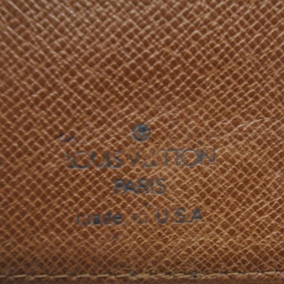 LOUIS VUITTON Monogram Porte Valeurs Checkbook Wallet  