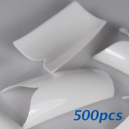 500 White Sexy V Shape False French Nail Art Tips NEW  