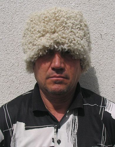 UZBEK TURKMEN TRADITIONAL LONG FUR HAT TELPAK L 8029  