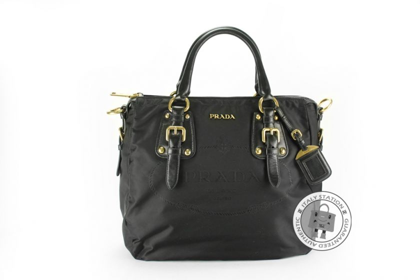 MPRS (NEW) PRADA BN1983 UWC NYLON JACQUARD BAULETTO NYLON BAG GHW 