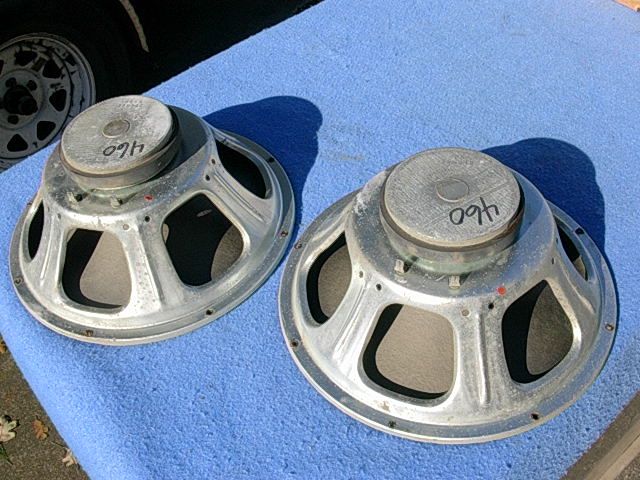   460 # 44854 woofer speakers 12 inch Utah 8 ohm voice coil excellent