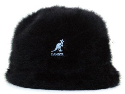 Kangol Furgora BIN Angora Cap Hat Womens Black Fashion Furry 