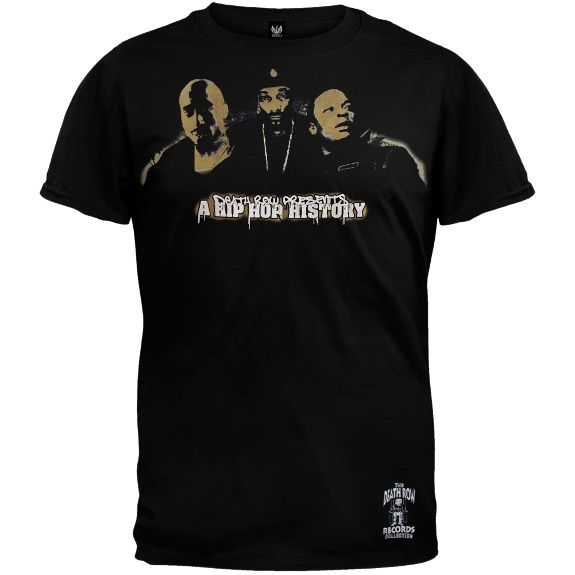 Death Row Records   Hip Hop History Urban T Shirt  