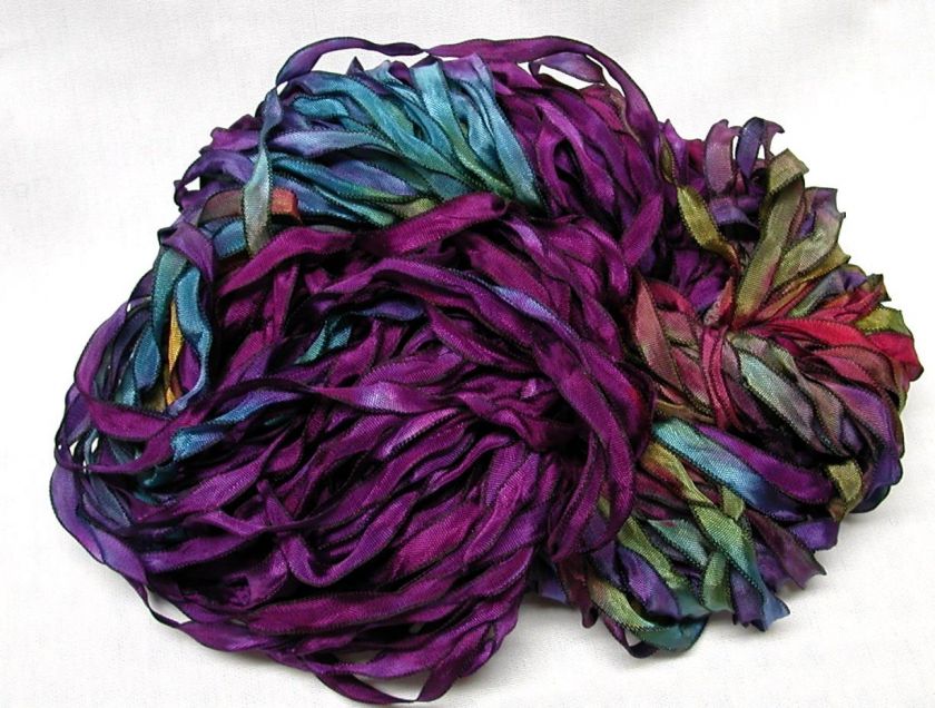 Great Adirondack Yarn Funky Rayon Ribbon 12 Colors  