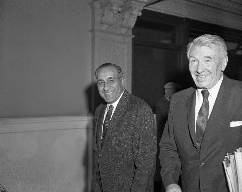 4x5 NEG. Mobster Tony Accardo grinning at court 60  