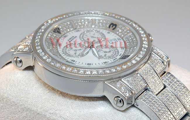 Aqua Master Mens Power Diamond Watch 11.60ct W104 1  