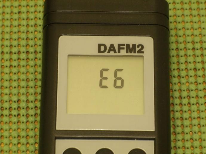 UEI THERMAL CFM ANEMOMETER DAFM2 DIGITAL AIR FLOW METER  