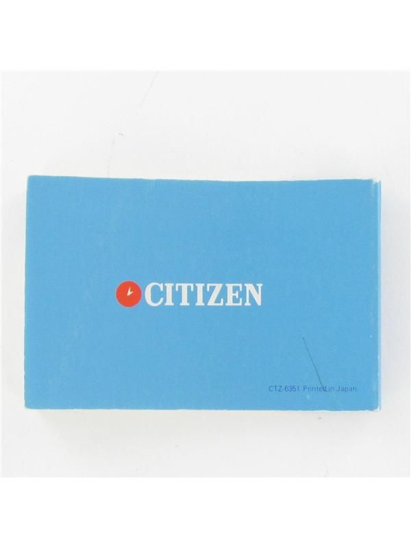 Citizen Digi Ana TimeTrack 30 OXXX Cal. No. 8940 Manual  