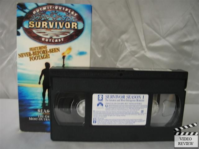 Survivor   Season One Greatest & Most Outrageous VHS 097368604636 