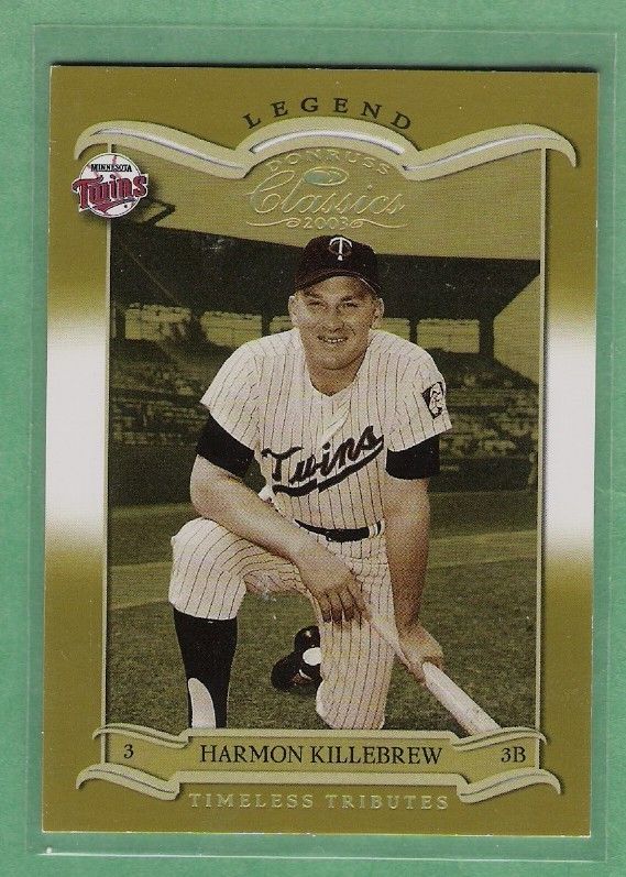 Harmon Killebrew 2003 Donruss TIMELESS TRIBUTES #79/100  